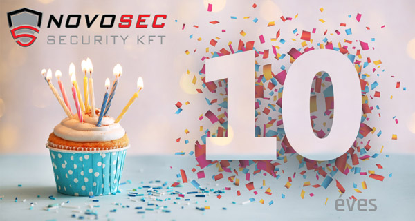 2018 - A Novosec Security Kft. jubileumi éve