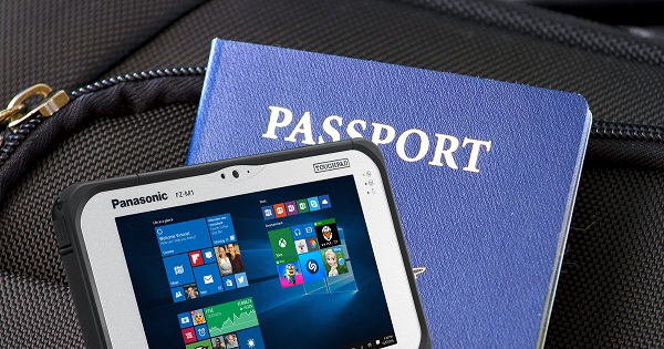 Panasonic útlevélellenőrző tablet