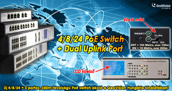 Megkönnyíti a telepítők munkáját a Videosec PoE switch termékcsalád