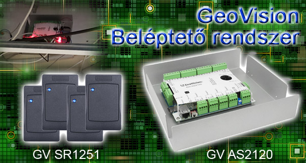 GeoVision beléptető szett