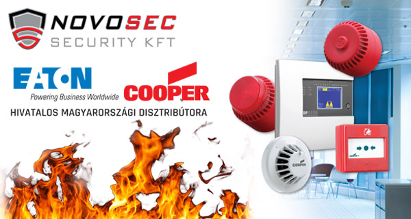 Eaton-Cooper termékek 10 éve a Novosec Security forgalmazásában 