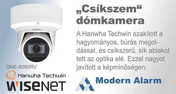 Csíkszem kamerák a Hanwha Techwintől