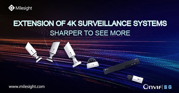 4K-s családdal bővült a Milesight IP CCTV kamera portfoliója