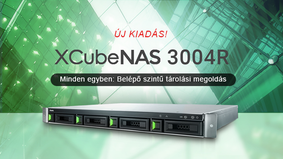QSAN XCubeNAS 3004R – belépő az SMB Rack NAS-ok világába