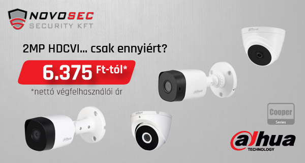 DAHUA HDCVI 2MP… csak ennyiért?