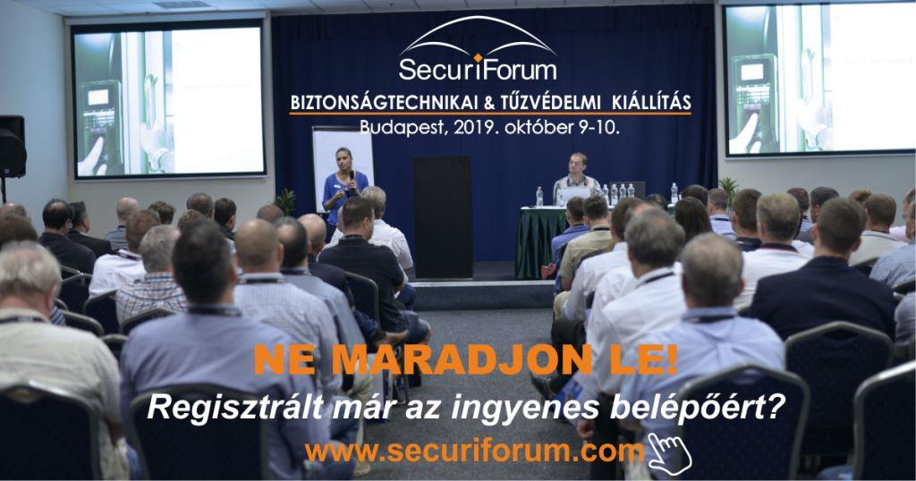 Már csak 20 nap a SecuriForum Kiállításig!