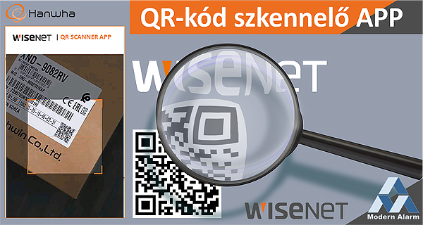 A Modern Alarm bemutatja: Egyszerűbb kameranyilvántartás QR-kóddal