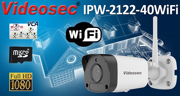 Videosec IPW-2122-40WiFi - IP kamera raktárról