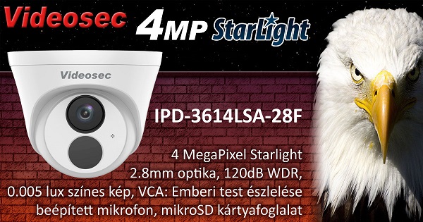 Videosec IPD-3614LSA-28F kamera