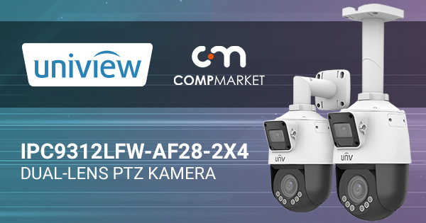 Uniview IPC9312LFW-AF28-2X4 Dual-Lens PTZ kamera