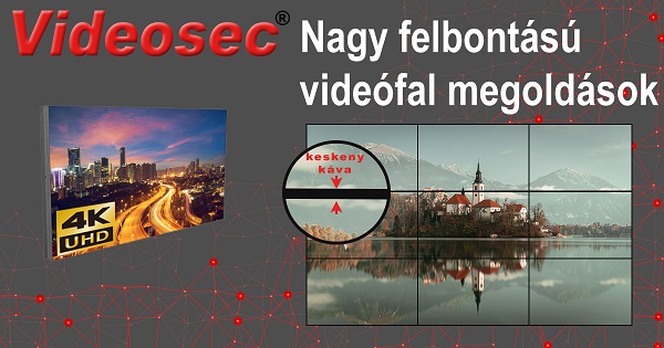 Többmonitoros videófalak és interaktív monitorok a Videosec kínálatában
