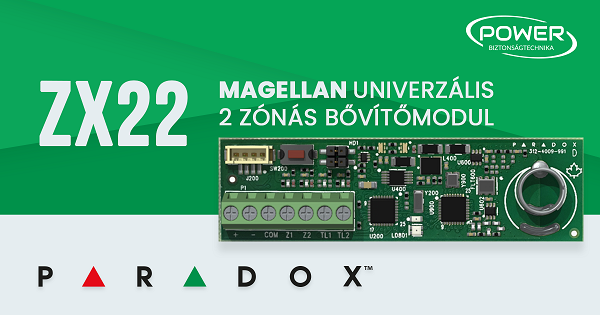 Bemutatkozik a Paradox ZX22 rádiós átjelzője