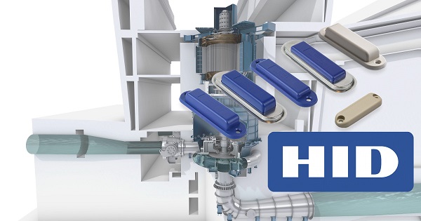 HID RFID érzékelők címkéket tesztel a GE Hydro