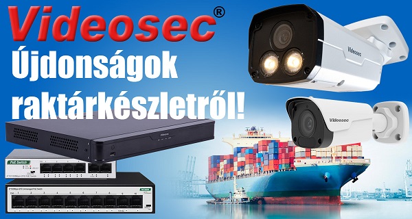 Videosec – új termékek raktárkészletről