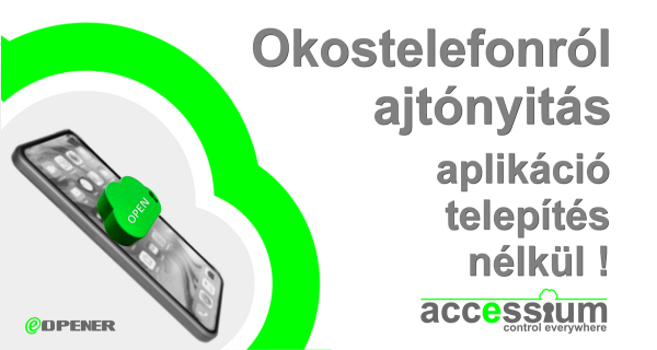 eOpener/eRemote - Applikáció telepítése nélkül használható, platformfüggetlen, biztonságos távoli ajtónyitás bárhonnan, bármikor