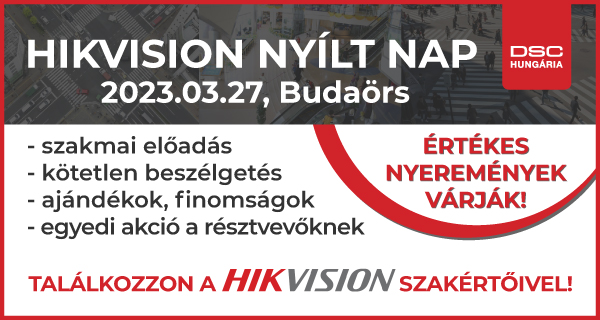 Hikvision nyílt nap a DSC Hungáriánál