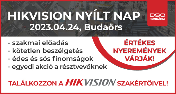 HIKVISION nyílt nap a DSC Hungáriánál