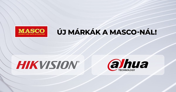 Hikvision és Dahua már a MASCO kínálatában is