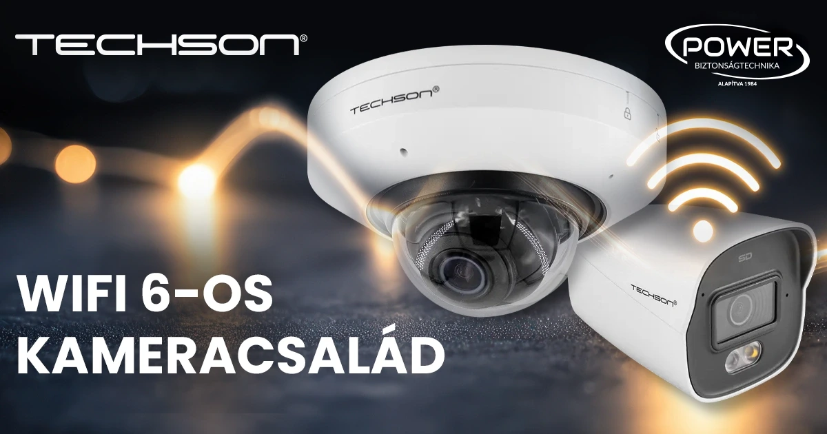 Techson WiFi 6-os kameracsalád