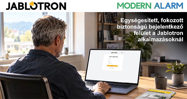 Biztonságosabb és egységes belépés a Jablotron alkalmazásokba