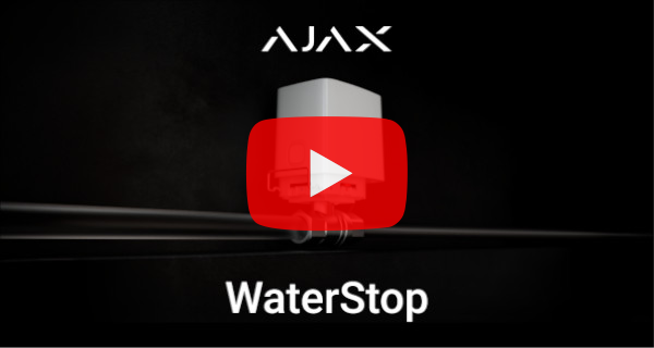 Ajax WaterStop elektronikus vízelzáró 